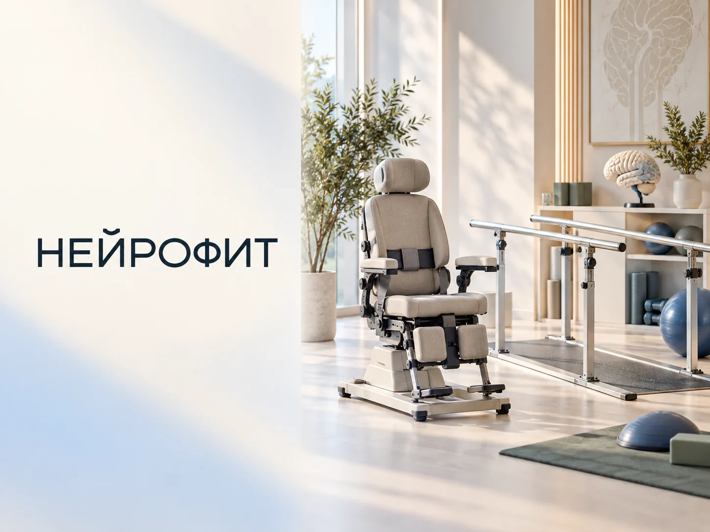 Реабилитационный зал Нейрофит с медицинским креслом